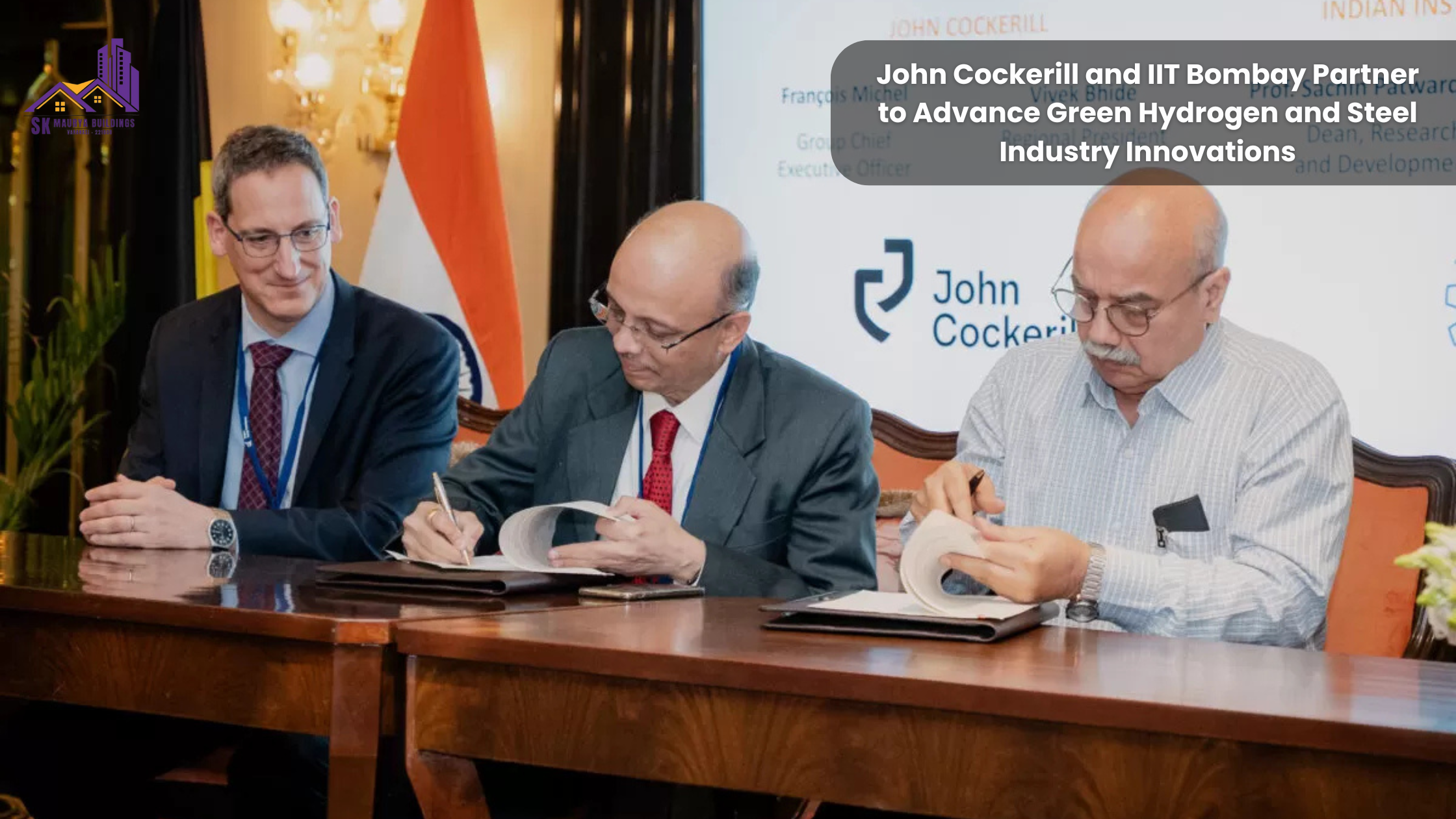 John Cockerill and IIT Bombay Partner to Advance Green Hydrogen and Steel Industry Innovations