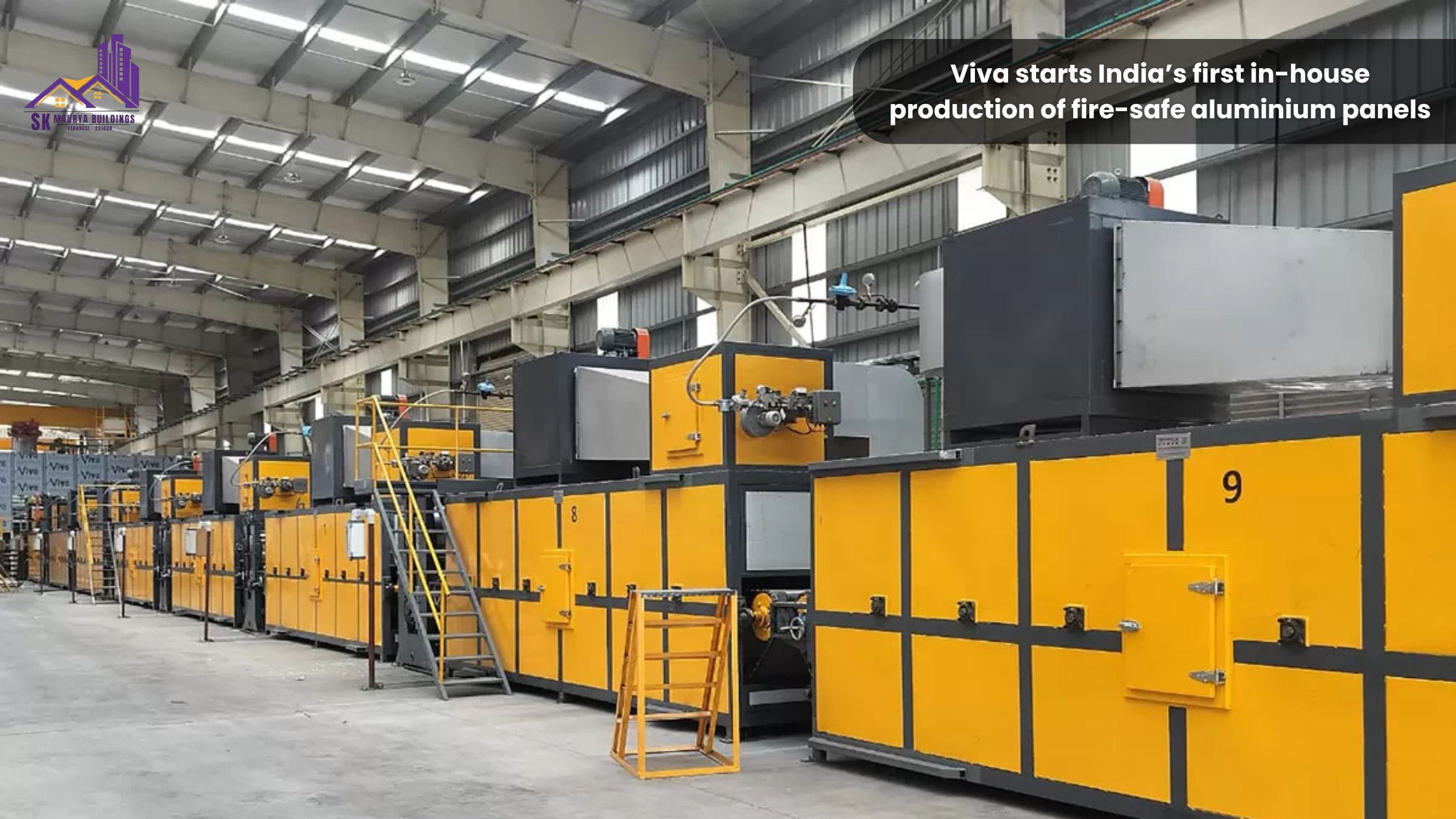Viva starts India’s first in-house production of fire-safe aluminium panels