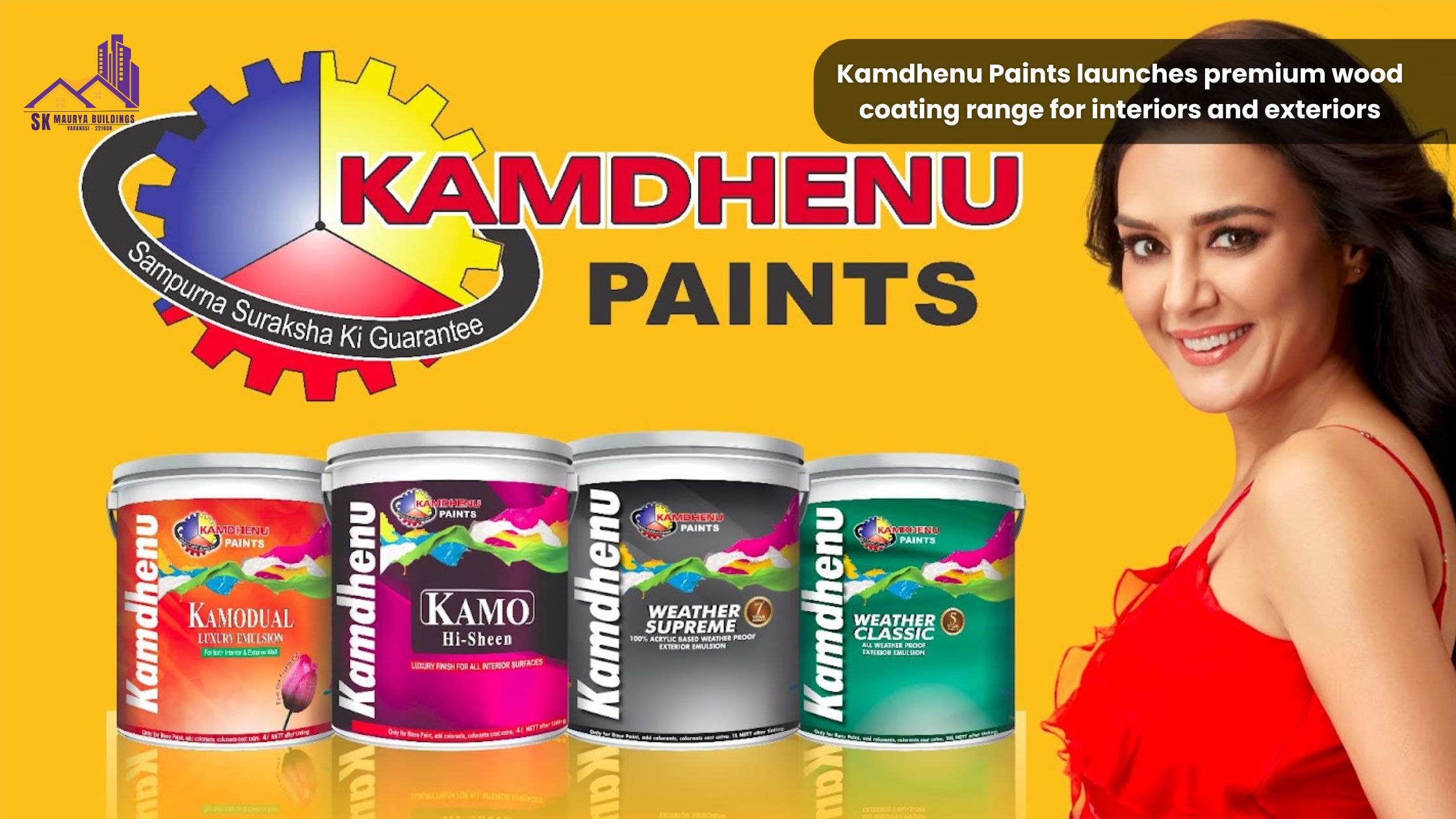 Kamdhenu Paints launches premium wood coating range for interiors and exteriors