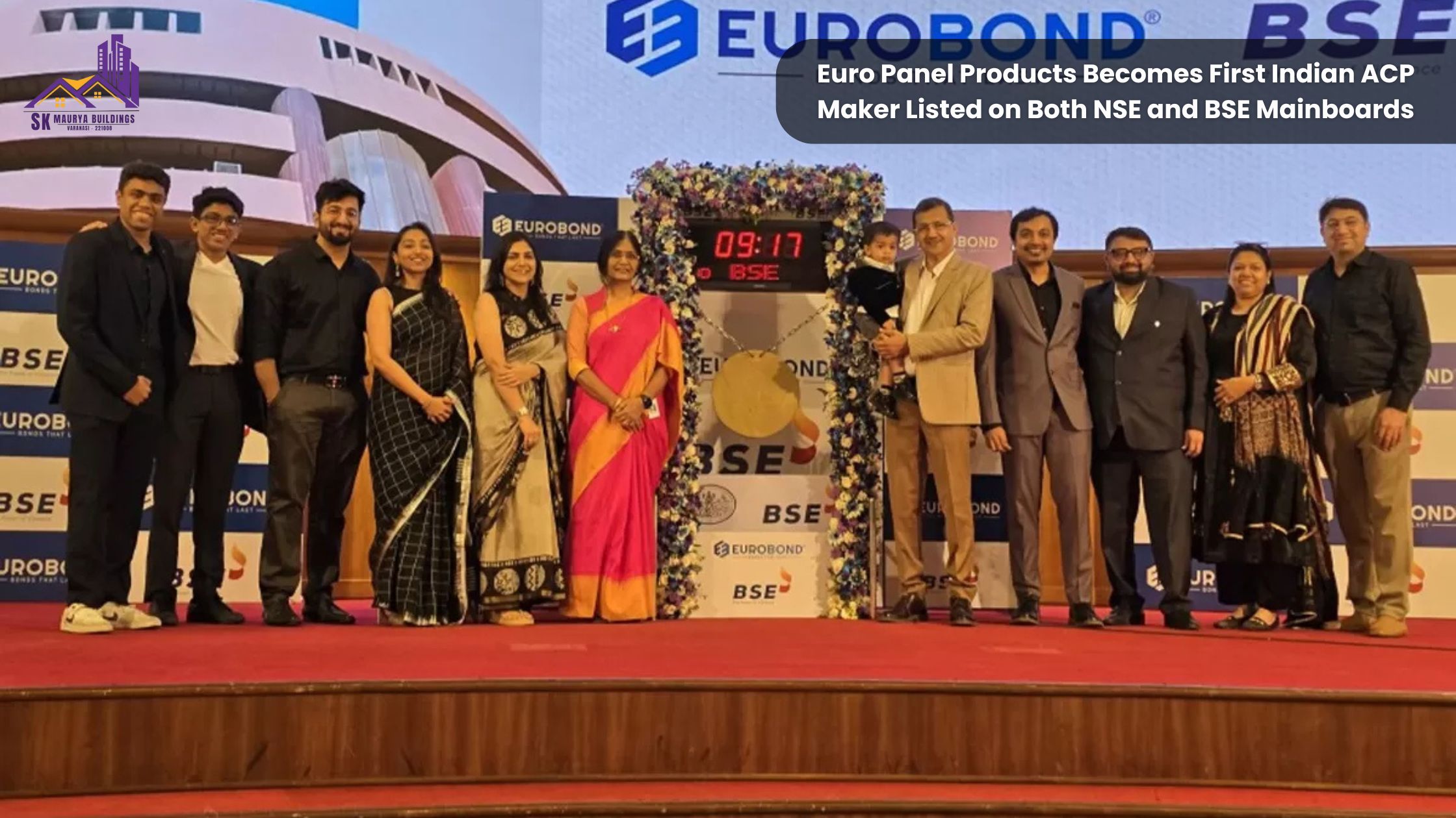 Euro Panel Products Becomes First Indian ACP Maker Listed on Both NSE and BSE Mainboards